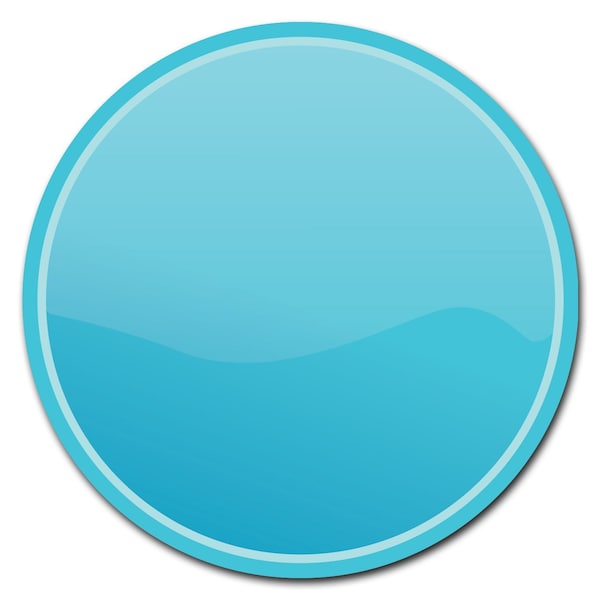 Signmission Light Blue Circle Vinyl Laminated Decal D-16-CIR-Light Blue - main